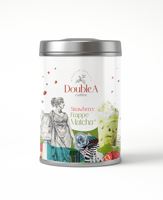 Strawberry Matcha Frappe